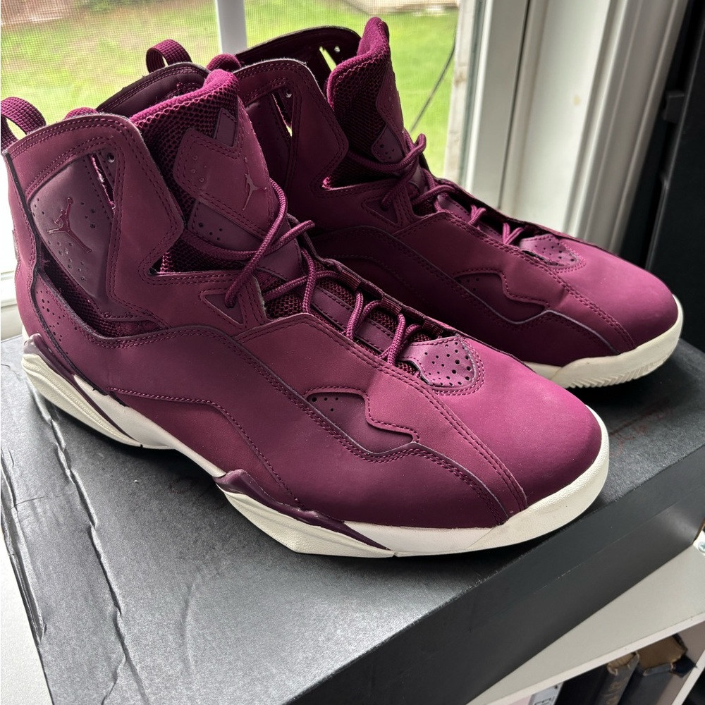 Jordan True Flight Burgundy Sneakers